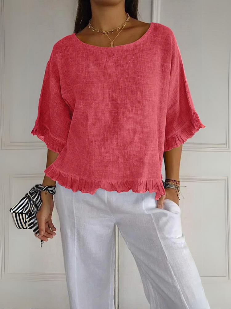 MOLLY - Blouse with ruffles