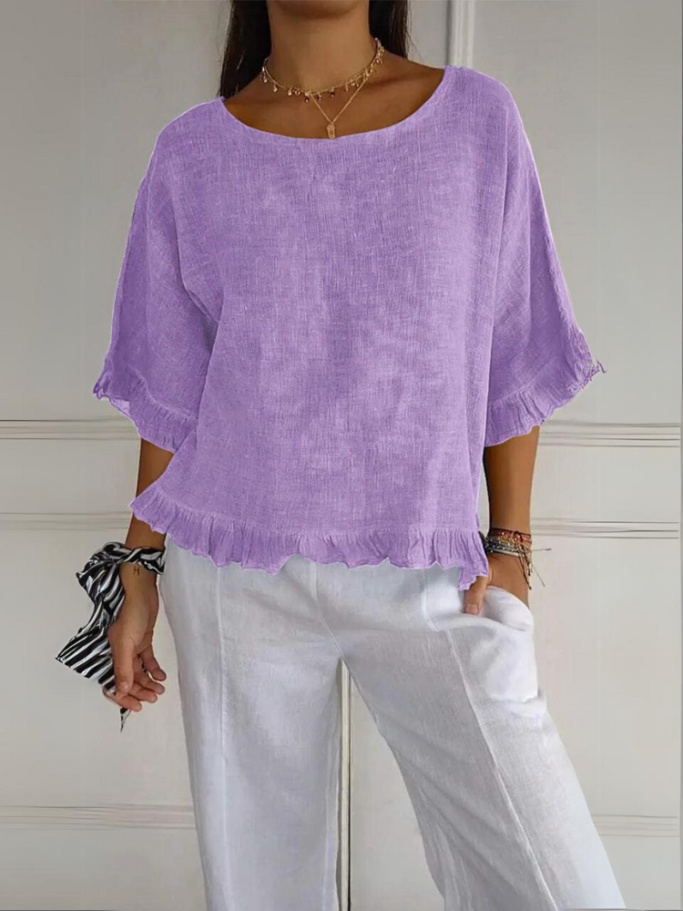 MOLLY - Blouse with ruffles