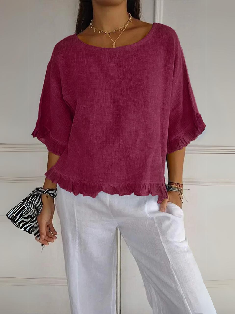 MOLLY - Blouse with ruffles